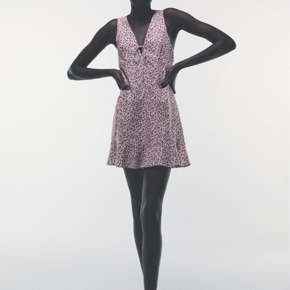 Zara Floral Dress, worn once - Picture 1 of 5